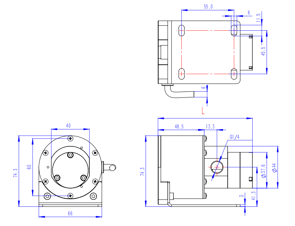 Installation dimensions Installation dimensions
