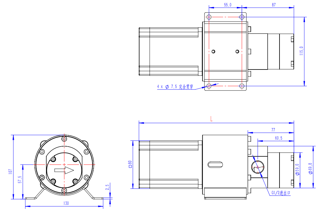 Installation dimensions